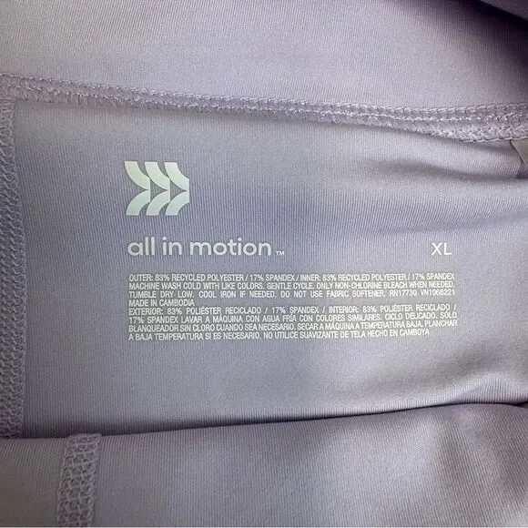 all in motion Women's Mini Athletic Skirt XL Extra Large Lavender Lilac Purple - Picture 7 of 11